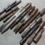 Used Assorted Jackhammer bits& adaptors (14)