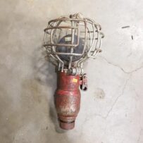 Used Hydraulic Actuator Red c/w Gauge and cage