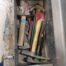 Used Tool Box Full Of Pipe Wrenches And Hammers