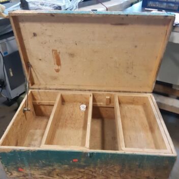 Used Hand Made Wood Tool Chest