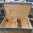 Used Hand Made Wood Tool Chest