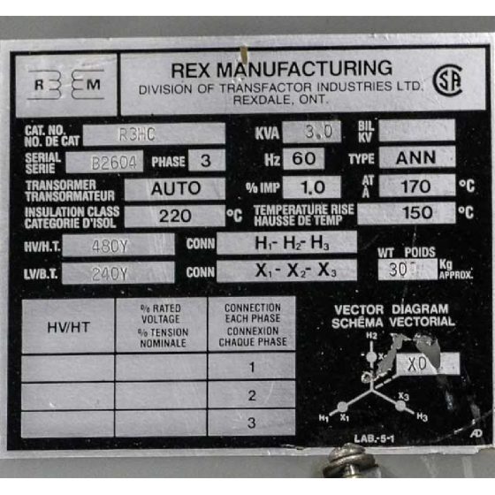 90000-56 REX Transformer