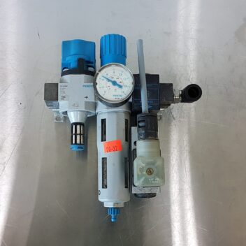 Used Festo-He-D-Mini / Lfr-D-Mini / Pev-1/4-B-Od-Pneumatic-Assembly