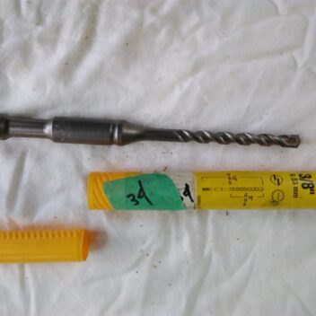 Used TWO flute carbide splined concrete drill Dewalt