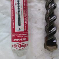 Used two flute carbide SDS MAX concrete drill Germany