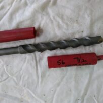 Used two flute carbide SDS MAX concrete drill  T/L