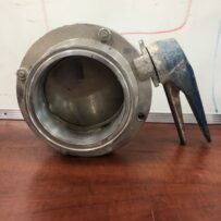 Used Candigra Sanitary Handle 3 In Stainless Tri-clamp Butterfly Valve