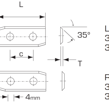 FS Tool 303030 Shaper Cutter Insert 29.5x12x1.5mm