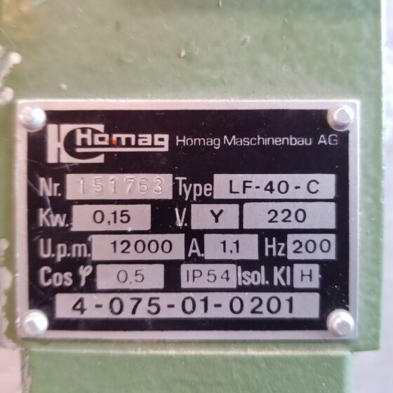 Homag LF-40-C Motor