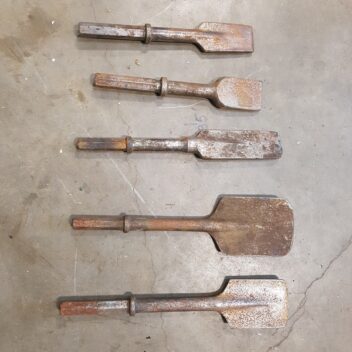 HAMMER SHOVEL BITS 5 VARIOUS SIZES